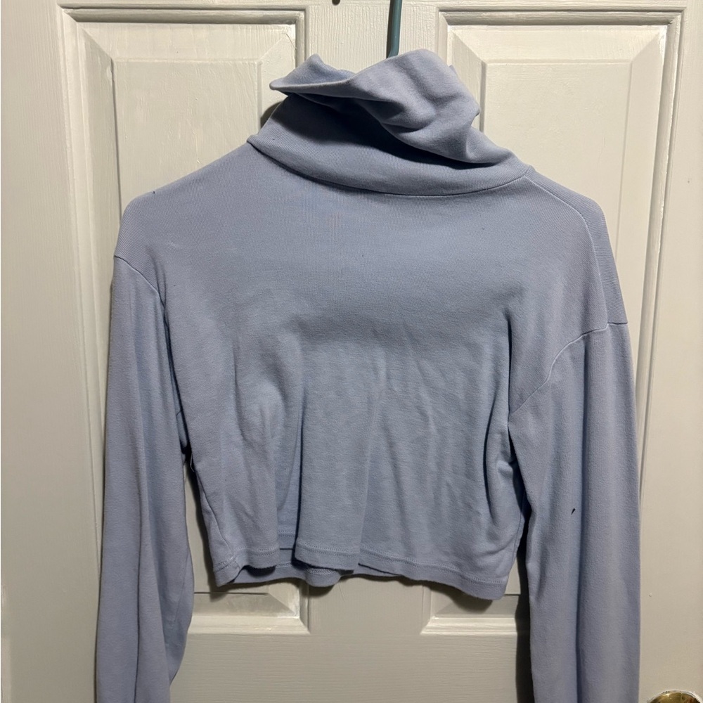 Brandy Melville Soft Blue Knit Top